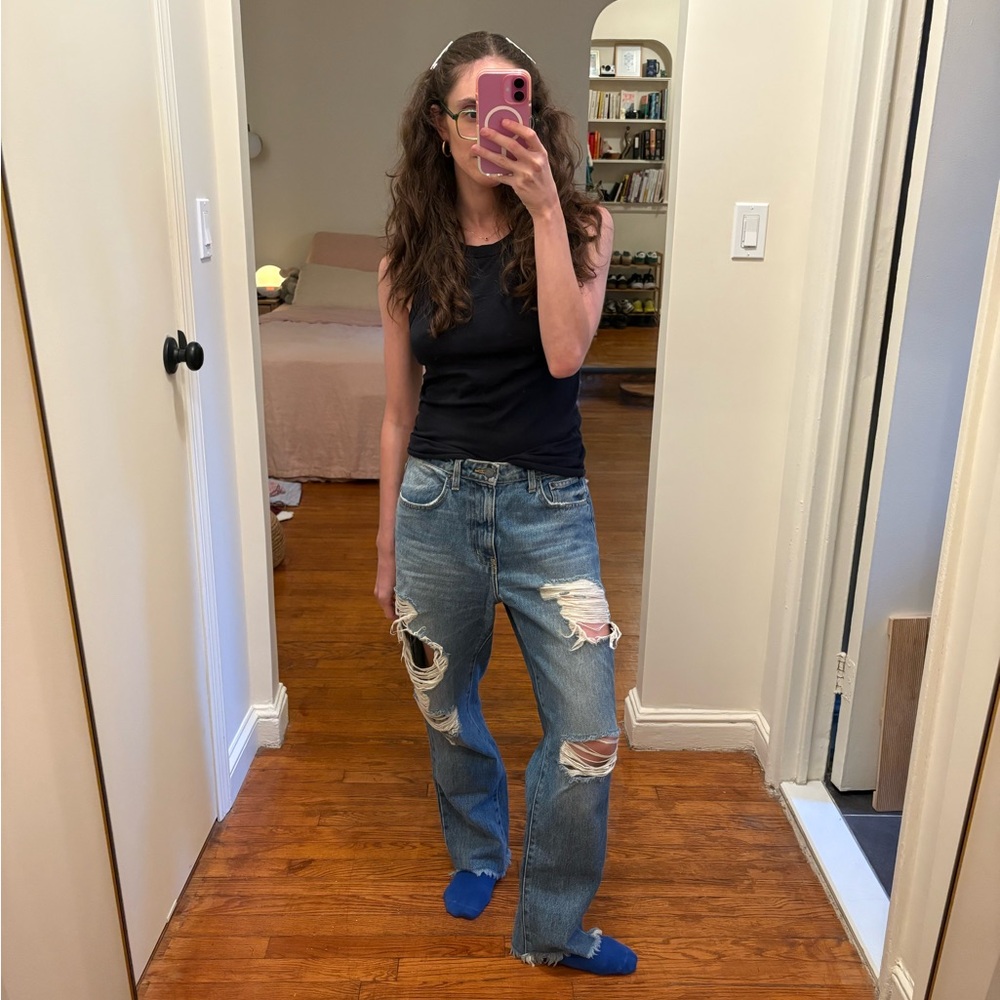 Carmar Distressed Blue Jeans